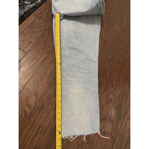 CARHARTT WIP SIMPLE PANT DENIM BLUE STONE WASHED 36/25 cut offs - Picture 5 of 10